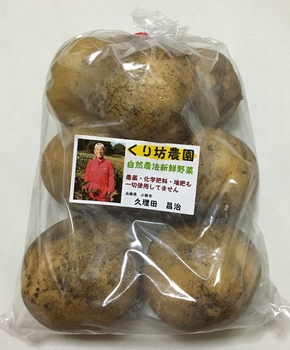 くり坊農園 自然農法じゃがいも(キタアカリ)